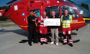£1424.00 Collected for Air Ambulance