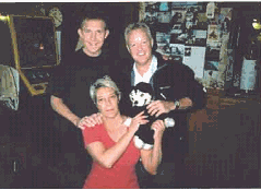 Barry & Gail with Cheggars and Eric the New Inn Bear